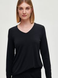 Nanso Top Hento lång ärm 28107 1210 svart