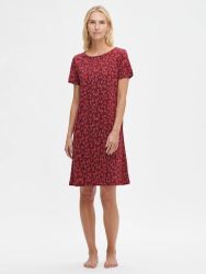 Nanso big shirt Punarukka 28128 6636 röd