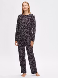 Nanso pyjamas Punaherukka 28127 5672 svart/vit