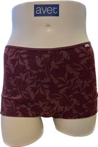 Avet boxer microfiber 38012 flower 3070 granat
