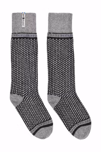Öjbro yllesocka Skaftö sotgrå