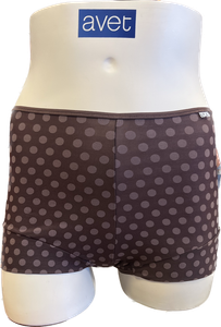 Avet boxer 38010 dots 3066 brownie
