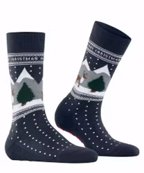 Burlington halksocka x-mas 27156 6116 space blue