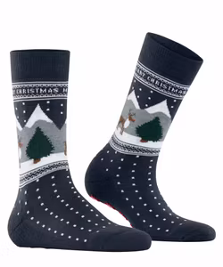 Burlington halksocka x-mas 27156 6116 space blue