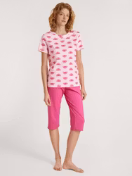 Calida 3/4 pyjamas spring nights 40296 pink flash 263