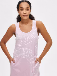 Nanso big shirt utan ärm Aura 28360 7200 rosa