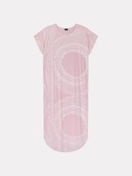 Nanso långt nattlinne holkärm Aura 28362 7200 rosa