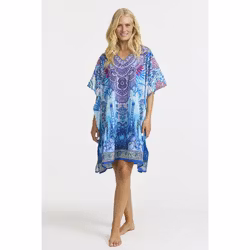 Damella strandponcho 84412 turkos