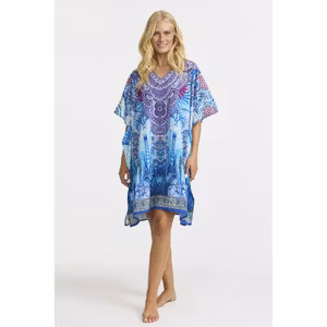 Damella strandponcho 84412 turkos