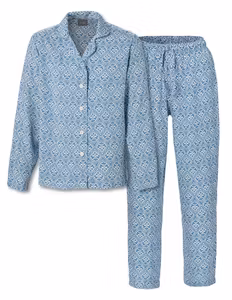 Trofé pyjamas 64124 blåmönstrad 7300