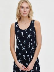 Nanso big shirt utan ärm Rodos 28462 2669 svart