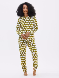 Nanso pyjamas Omppu 28520 0334 gröna äpplen