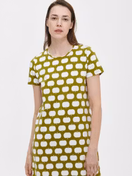 Nanso big shirt Omppu 28522 0334 gröna äpplen