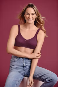 Anita BH Leni utan bygel 5785X / 349 plum (protesfickor)