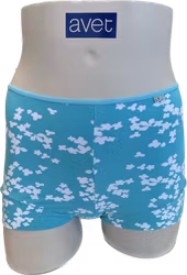 Avet boxer 38542 flower print turkos 2920