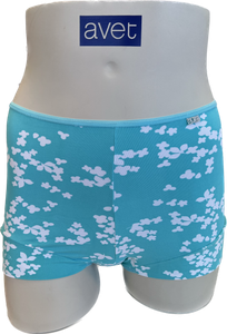 Avet boxer 38542 flower print turkos 2920