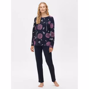 Nanso pyjamas Krysanteemi 28537 3602 mörk marin