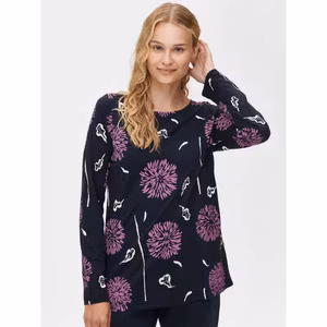 Nanso pyjamas Krysanteemi 28537 3602 mörk marin