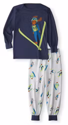 Calida barn pyjamas Toddlers snow 53771 / 488 peacoat blue