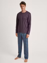 Calida herrpyjamas lång Relax Comfy 45582 / 349 plum