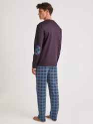 Calida herrpyjamas lång Relax Comfy 45582 / 349 plum