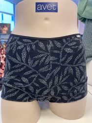 Avet boxer 38046 bicolor jacquard 3223 svart