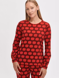 Nanso pyjamas Omppu 28520 6464 röda äpplen