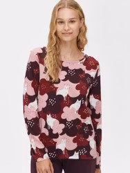 Nanso pyjamas Sylvi 28684 vinröd/rosa 6662