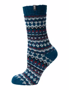 Trofé Wool socka 03459 blå 7800