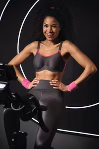 Anita sportbh Performance wireX 5599 Anthra / pink (med bygel) säsongsfärg