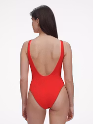 Chantelle baddräkt C12VU9 A39 Cherry Red