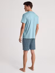 Calida pyjamas Relax Streamline 46082 561 Aquamarin