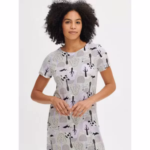 Nanso big shirt Luna 28778 0602 grå/ljuslila
