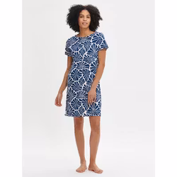 Nanso nattlinne bigshirt Aralia 28790 blå