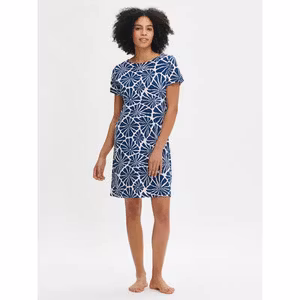 Nanso nattlinne bigshirt Aralia 28790 blå
