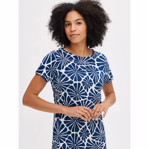 Nanso nattlinne bigshirt Aralia 28790 blå