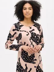 Nanso långt nattlinne Leonora 29030 6478 rosa