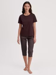 Calida topp kort ärm Favourites Sun 14926 / 227 Black cherry