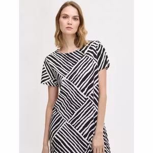 Nanso nattlinne bigshirt Kaisli 29038 svart / vit 1576