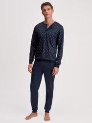 Calida herrpyjamas lång med mudd Relax Selected 45580 / 479