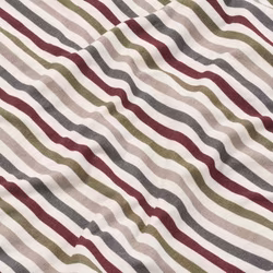 Lady Avenue nattlinne Bamboo 79-2490 Oliv/plum randigt 1076