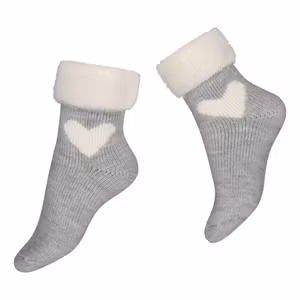 Vogue Heart Alpacka socka 96767 1190 grå melange