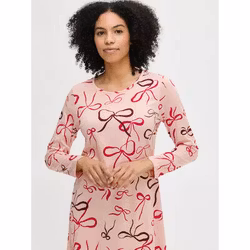 Nanso big shirt lång ärm Rusetti 29059 rosa 6694
