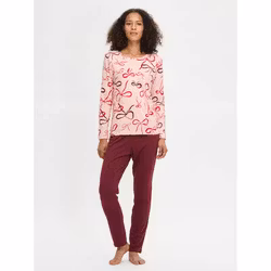 Nanso pyjamas Rusetti 29057 Rosa/vinröd 6694