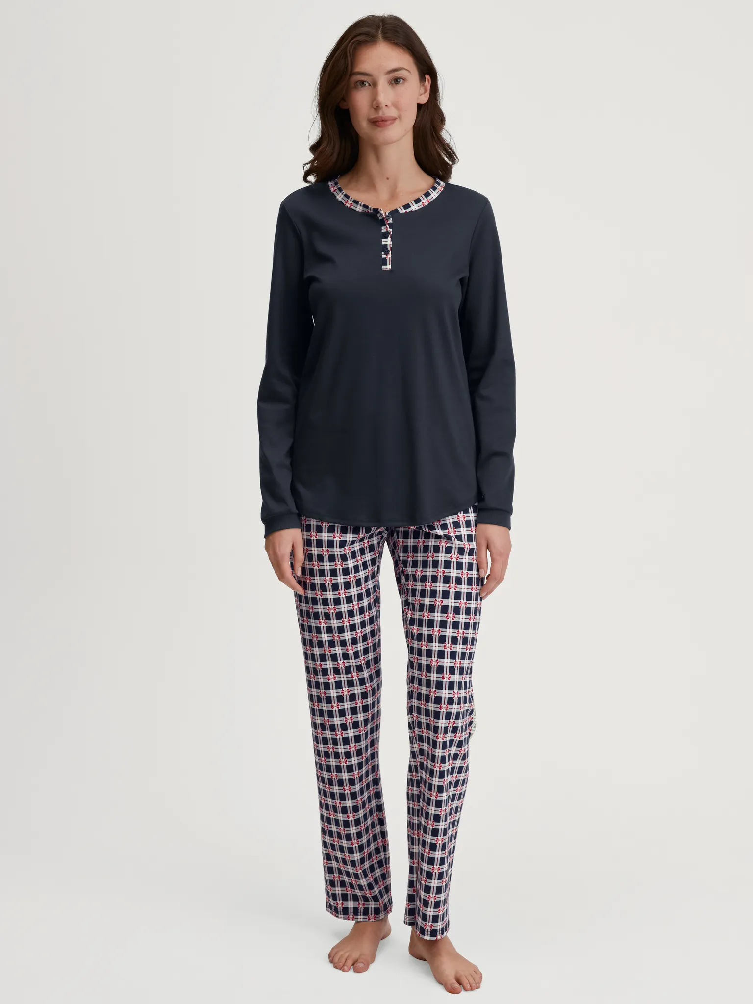 Calida pyjamas Family & Friends 41495 / 479 dark sapphire - Näckrosen ...