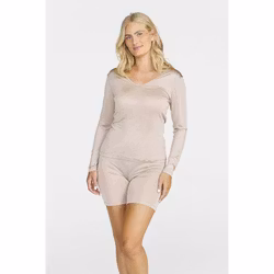 Damella topp Jolene stickat siden 37103 / 130 nougat