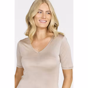 Damella t-shirt Jolene stickat siden 37102 / 130 nougat