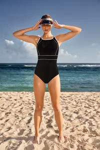 Anita baddräkt Colina 6251 svart/vit (protesfickor)