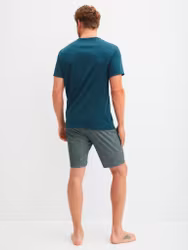 Calida pyjamas Relax Streamline 46082 559 deep petrol