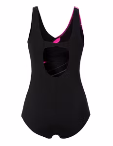 Trofé klorresistent baddräkt 82139 / 1255 svart/rosa